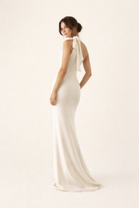 Elegantes Partykleid mit einer Schulter für Frauen - Isolde