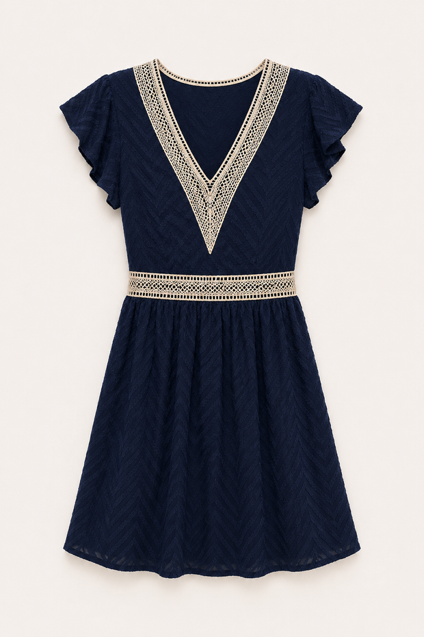 Robe d'été bohème à manches courtes pour femme - Maja