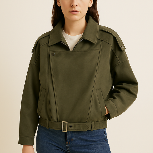 Kurze Damenjacke im Retrostil - Corvelle
