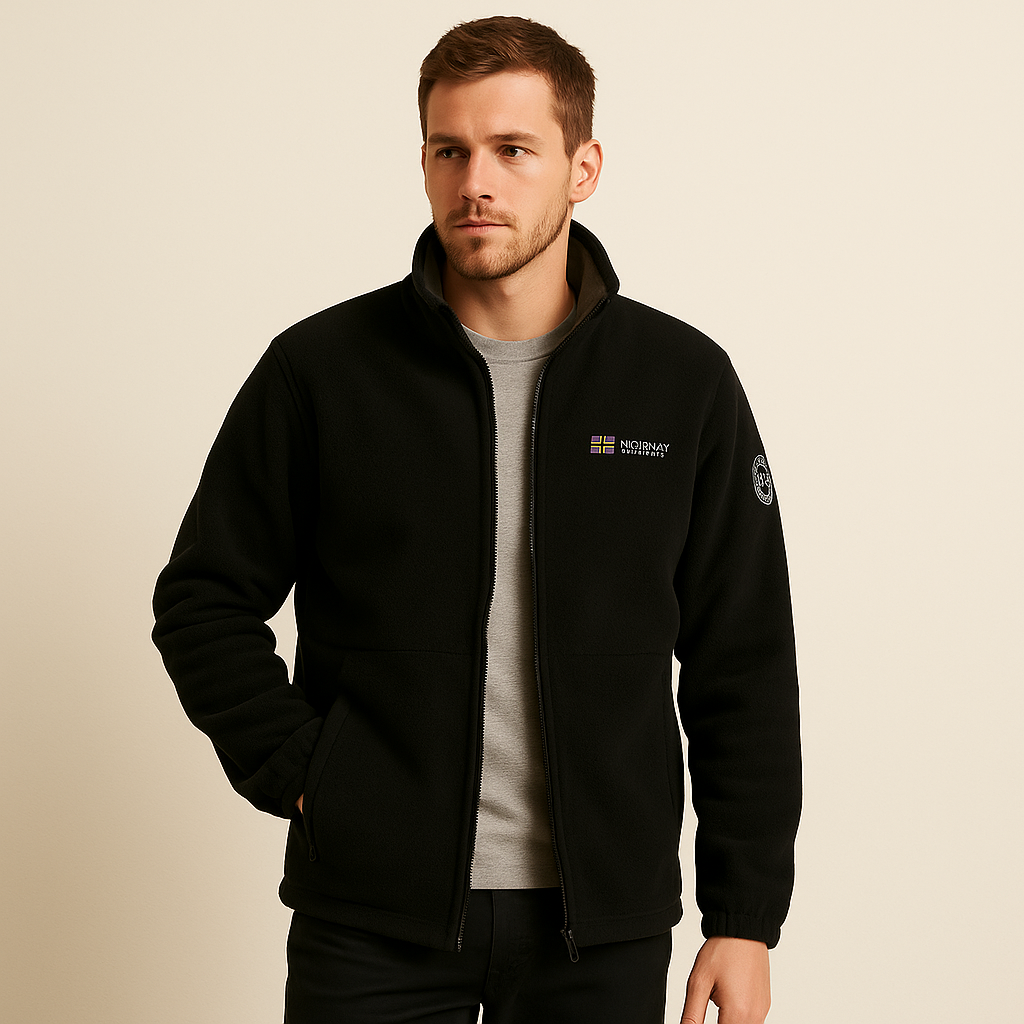 Warme Herrenjacke mit Fleece-Effekt - Eirik