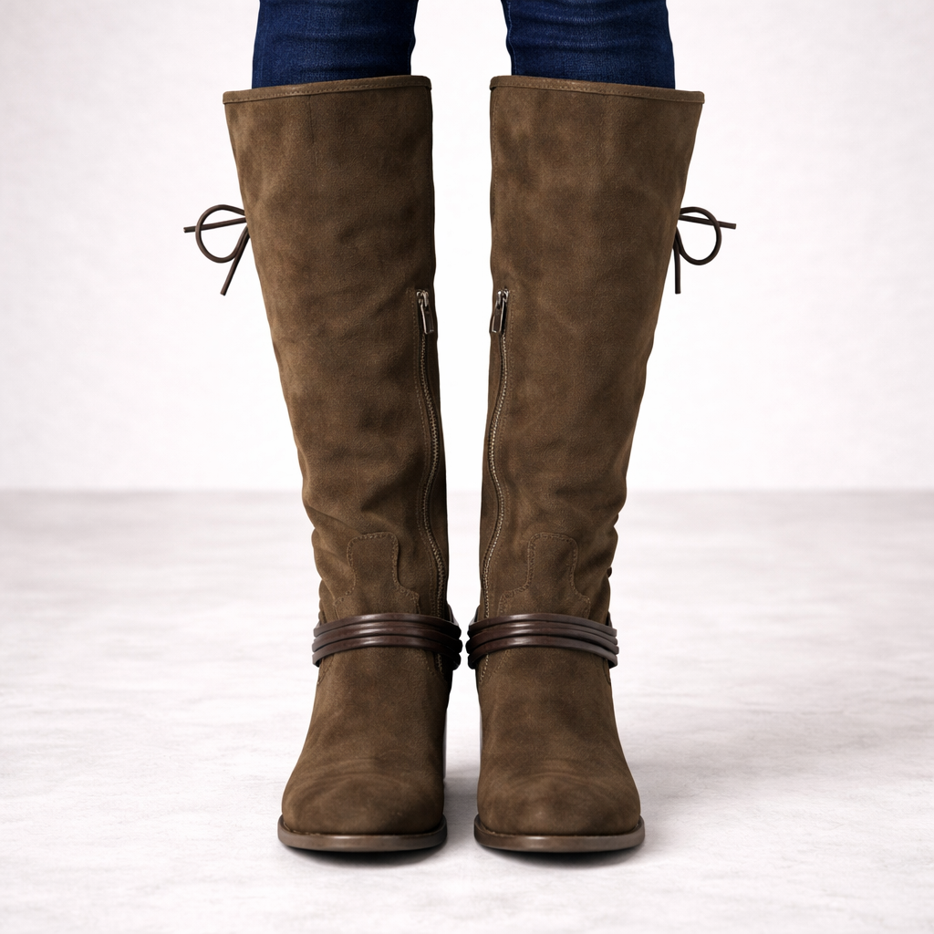 Hohe Damen-Schnürstiefel - Sheryl