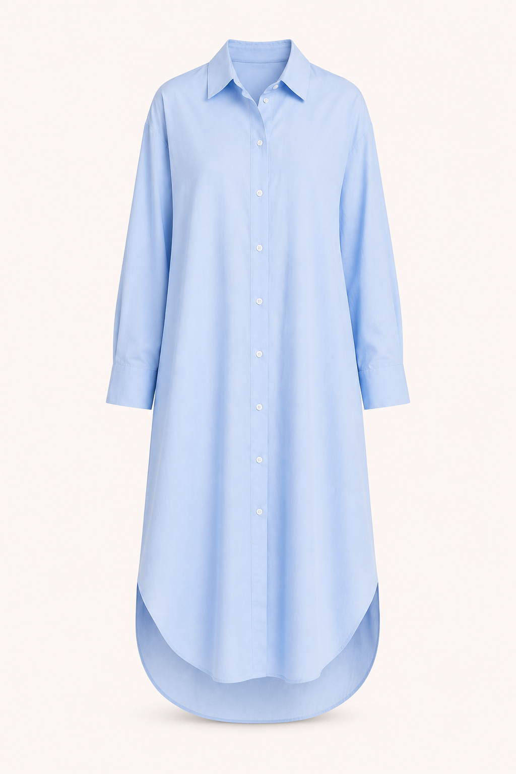 Langes Hemdblusenkleid für Frauen - Shanik