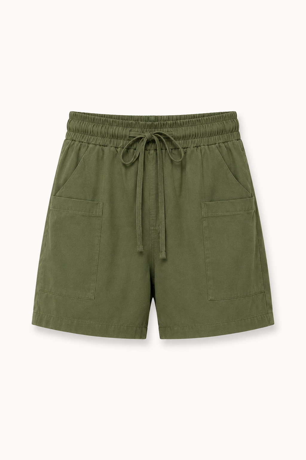 Damen-Shorts mit Gummizug und Fronttaschen - Lanni