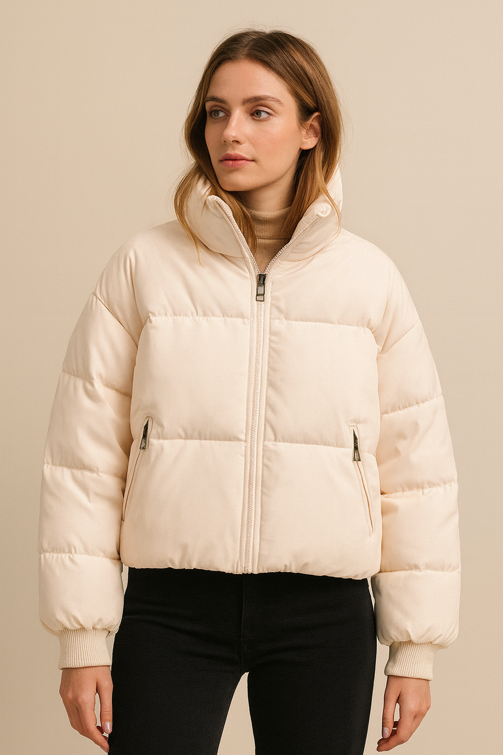 Steppjacke mit Lichteffekt für Frauen - Yalinne