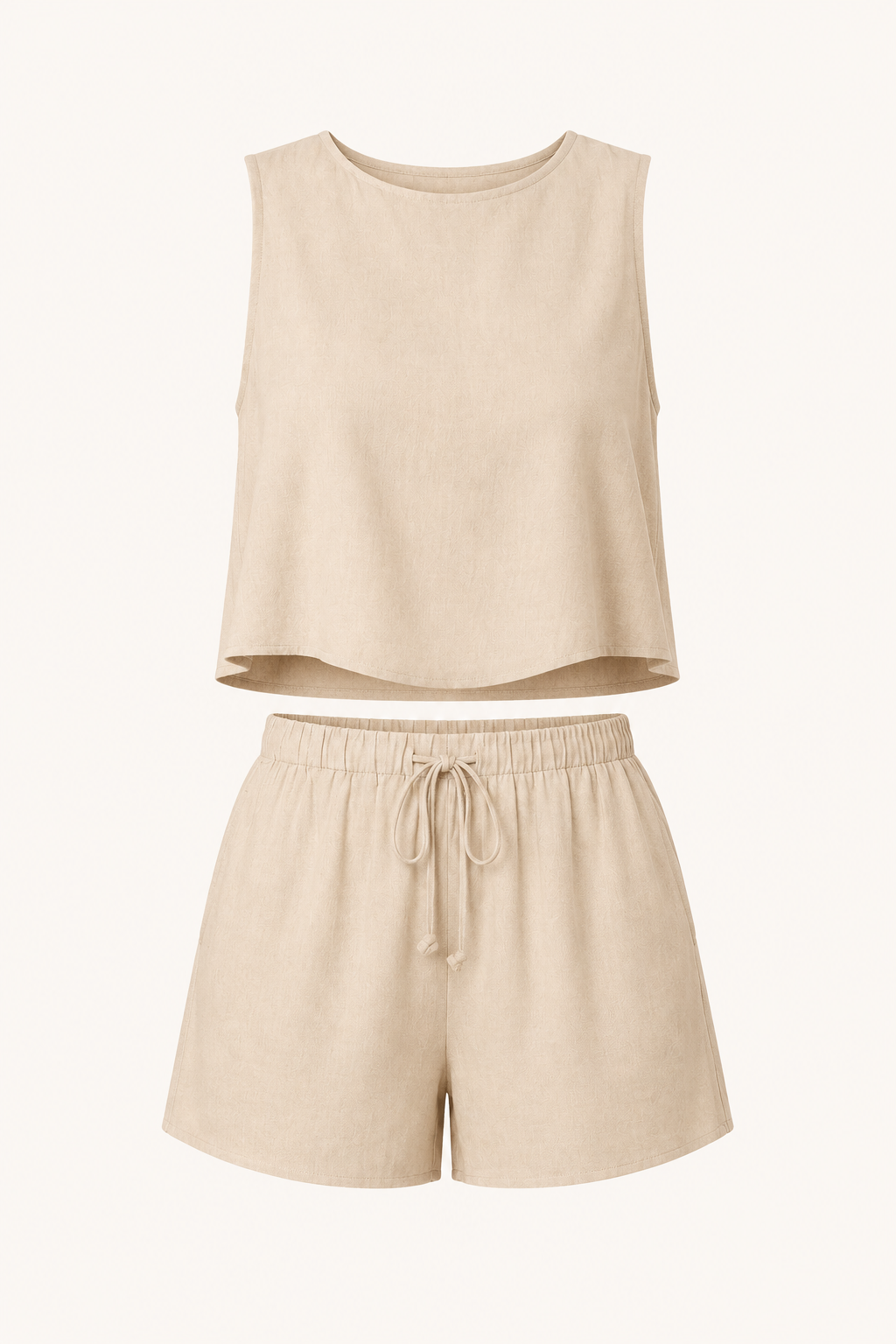 Damen-Sommer-Set ärmelloses Oberteil und Shorts - Anika