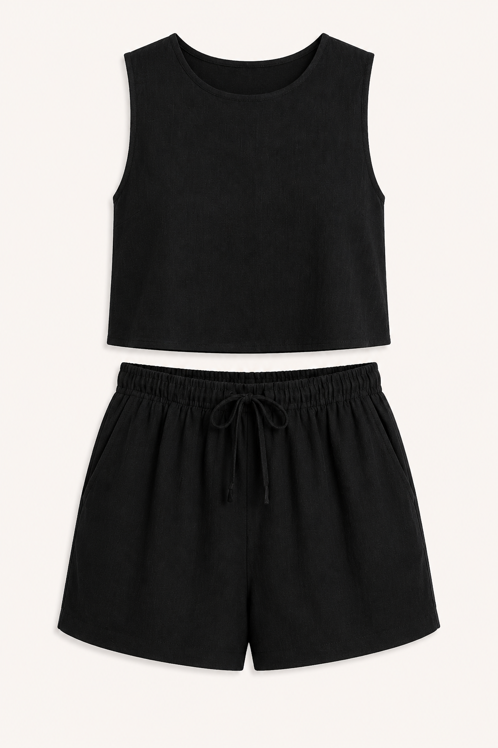 Damen-Sommer-Set ärmelloses Oberteil und Shorts - Anika