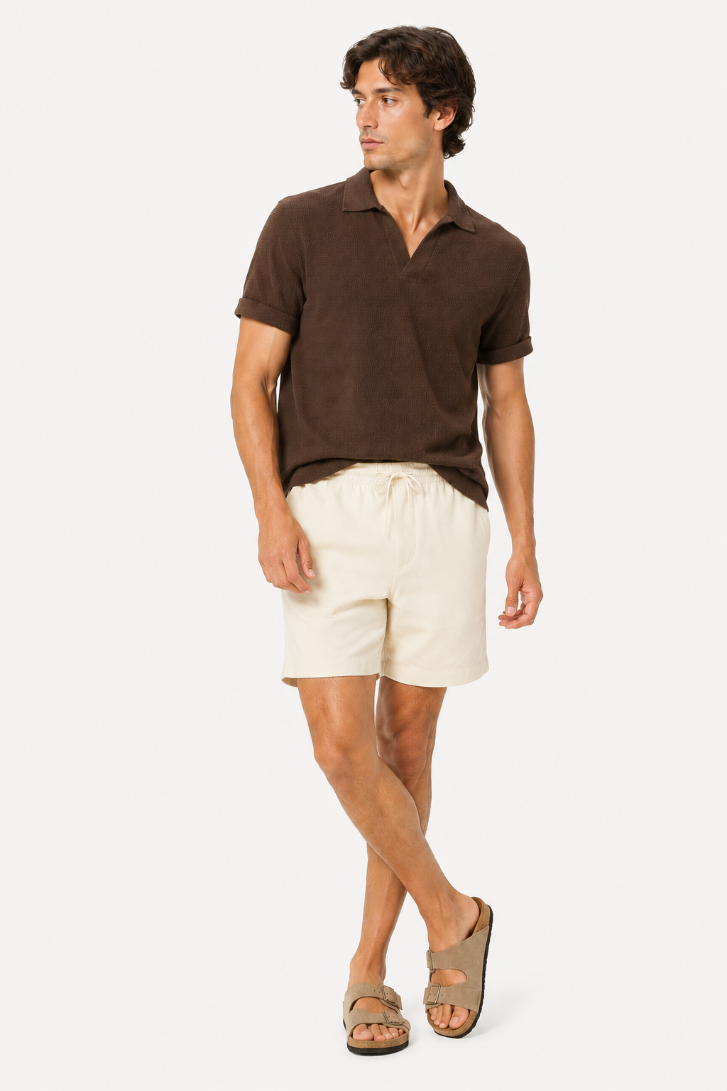 Lässige Herren Bermudashorts mit elastischem Bund und Kordelzug - Tarma