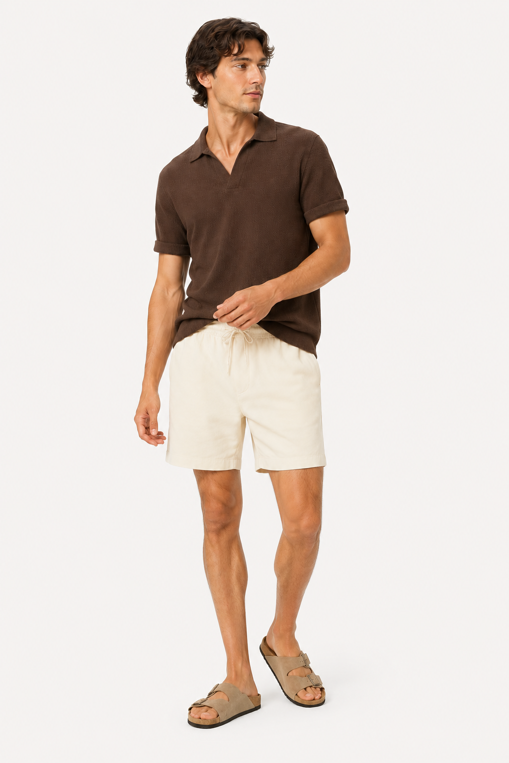 Lässige Herren Bermudashorts mit elastischem Bund und Kordelzug - Tarma