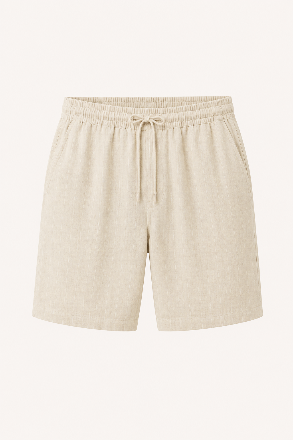 Freizeitshorts aus Leinen mit elastischem Kordelzug für Herren - Levin
