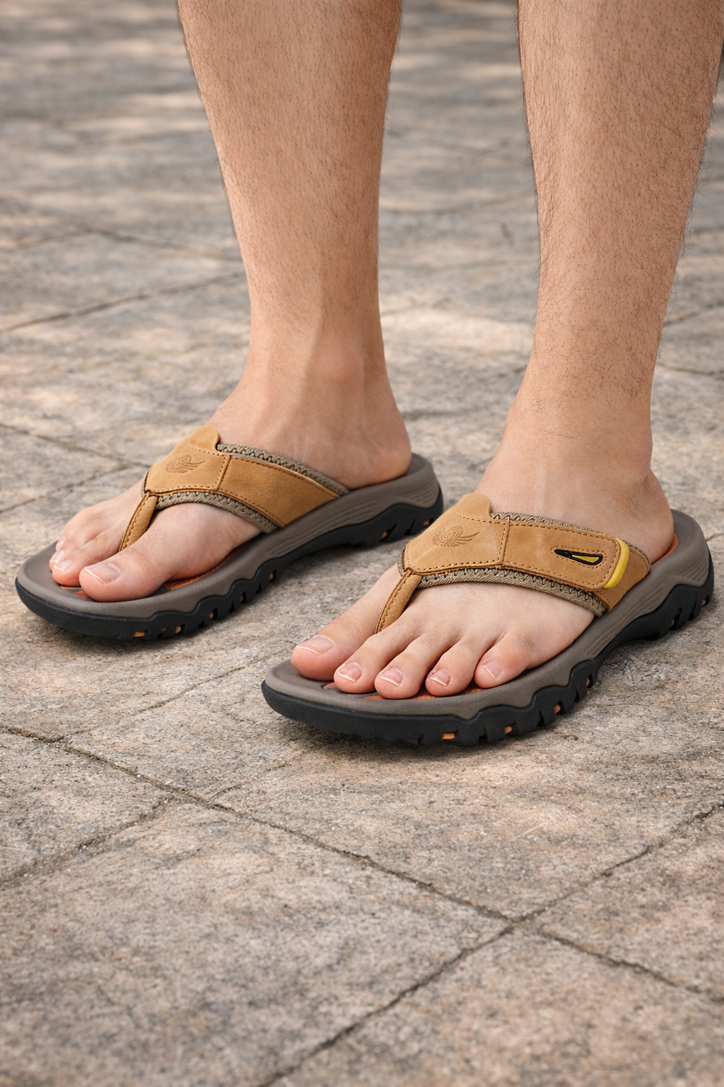 Herren-Sportsandalen mit seitlicher Verstärkung - Tjorelf