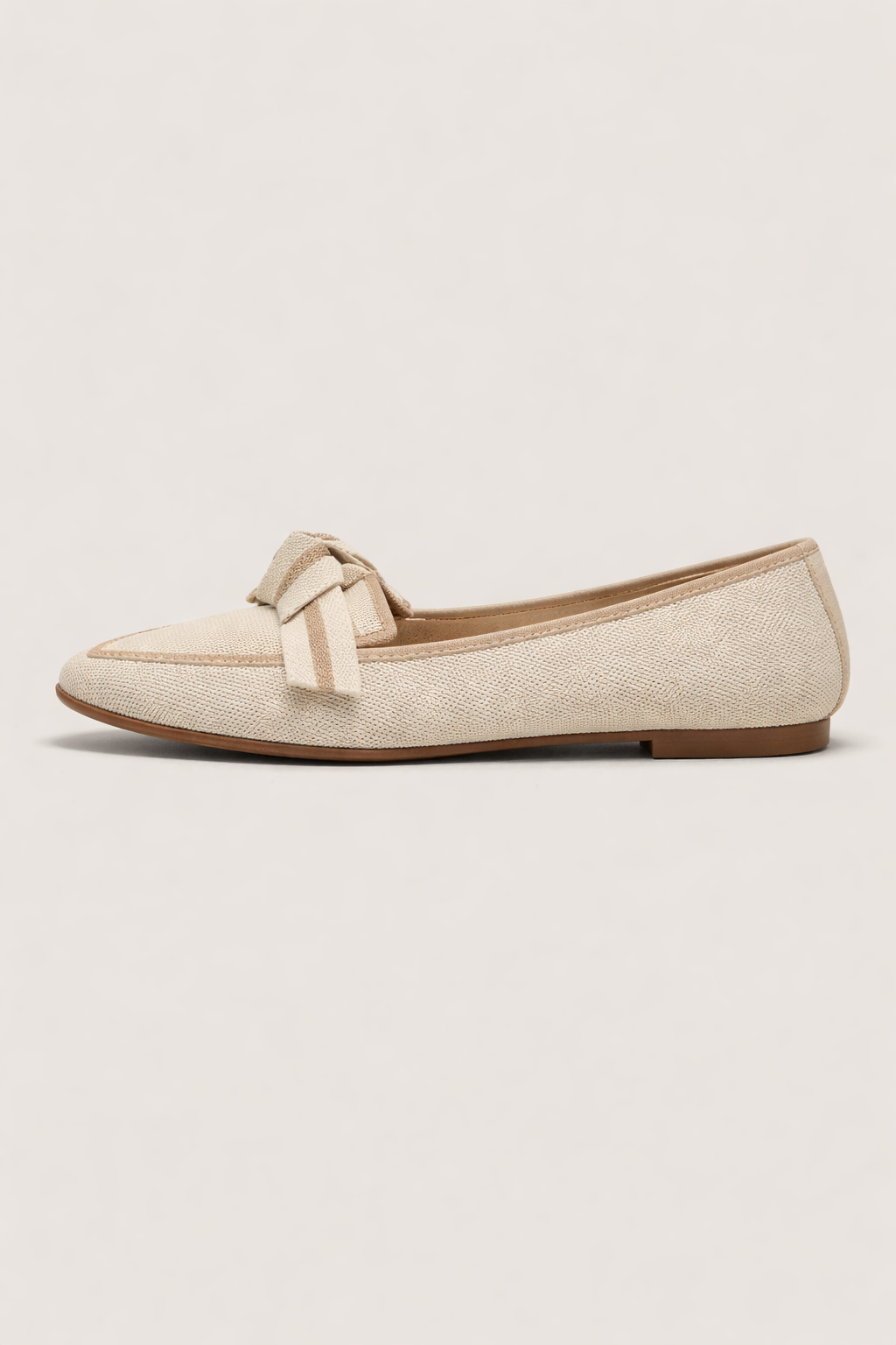 Flache Schuhe mit geflochtener Schleife für Frauen - Selena