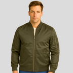 Herren-Bomberjacke mit Metallreißverschlüssen - Timothy