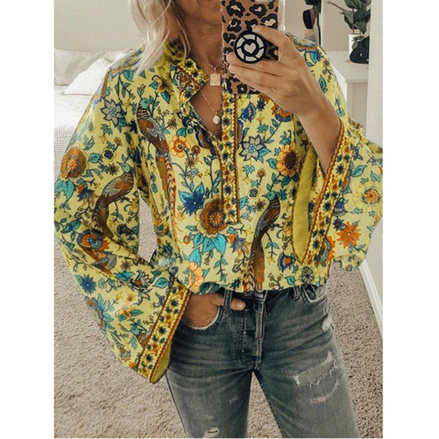 Gisela - Blouse de mode sophistiquée