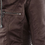 Eleganza Thermal Chic Lederjacke