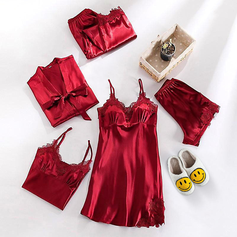 Damen-Pyjama-Set aus Satin - Klea
