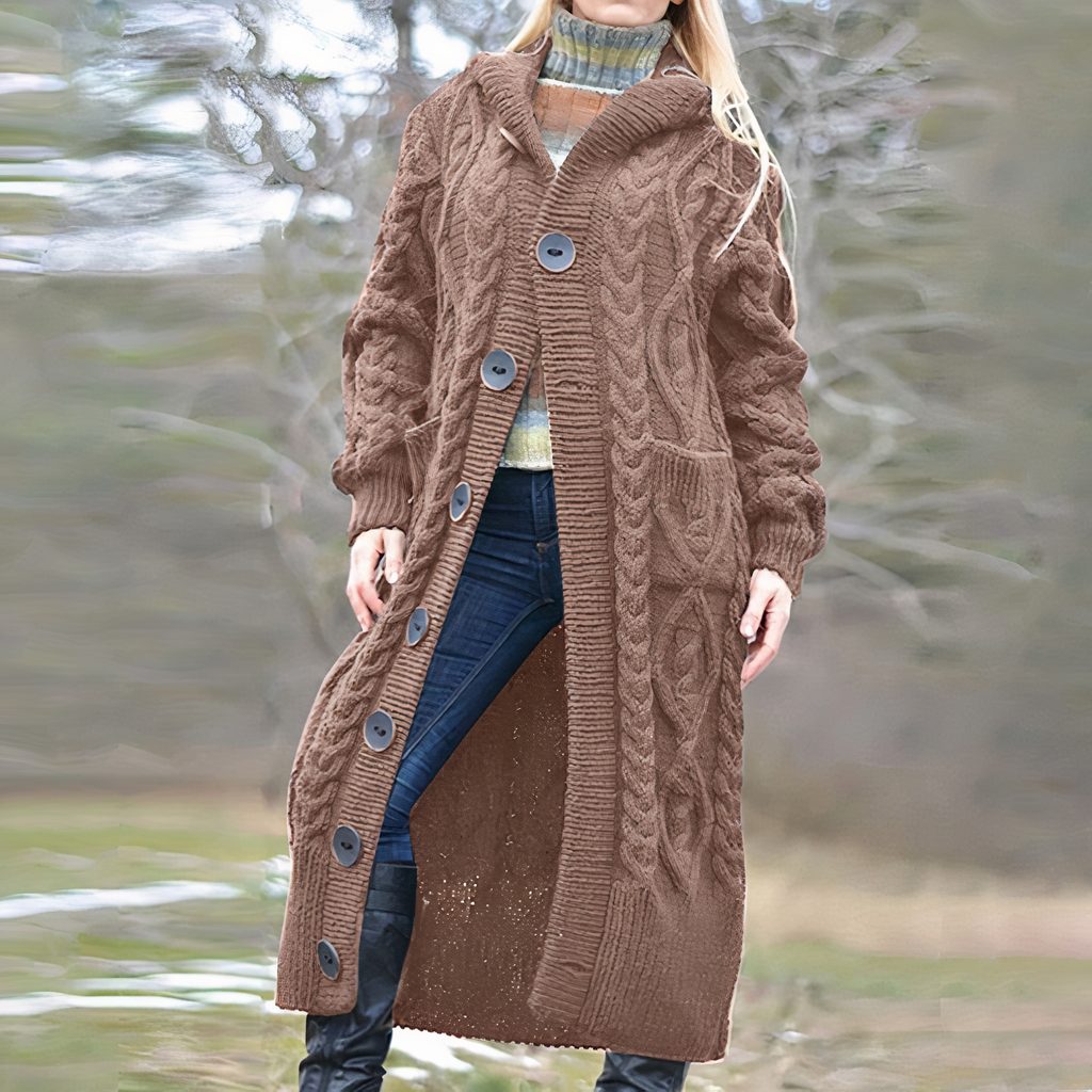 DARA - Twist Gestrickte Strickjacke