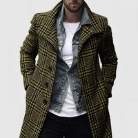 DYLAN - Manteau à carreaux Lapel