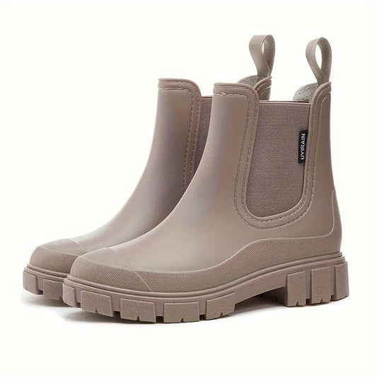 Bottes pour femmes imperméables à semelle épaisse - Pamela