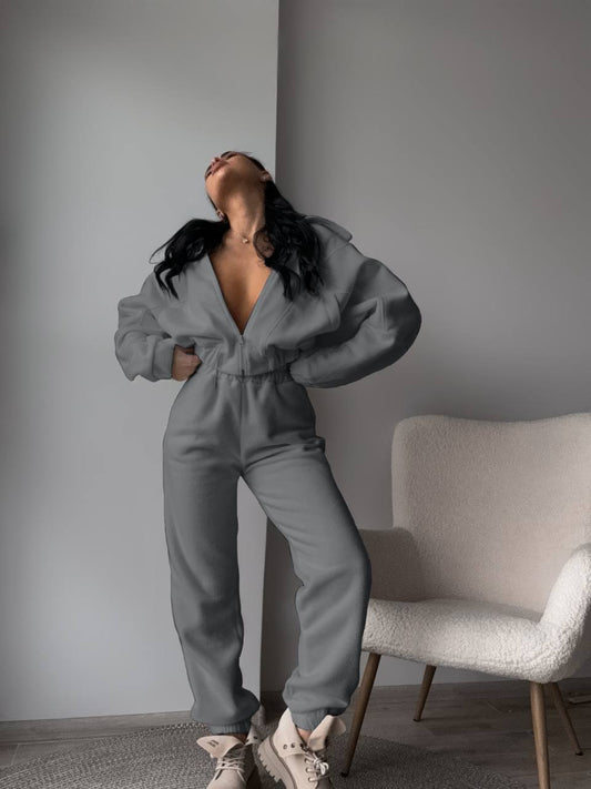 Tenue de sport décontractée à capuche pour femme - Arlette