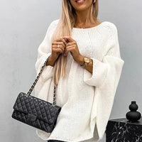 Pull oversize à grosses mailles pour femmes - Freja