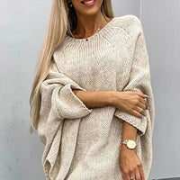 Pull oversize à grosses mailles pour femmes - Freja