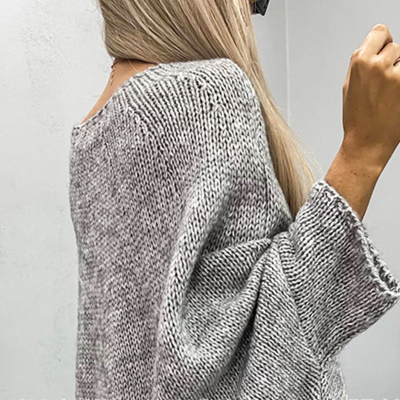 Oversize-Pullover aus Grobstrick für Damen - Freja