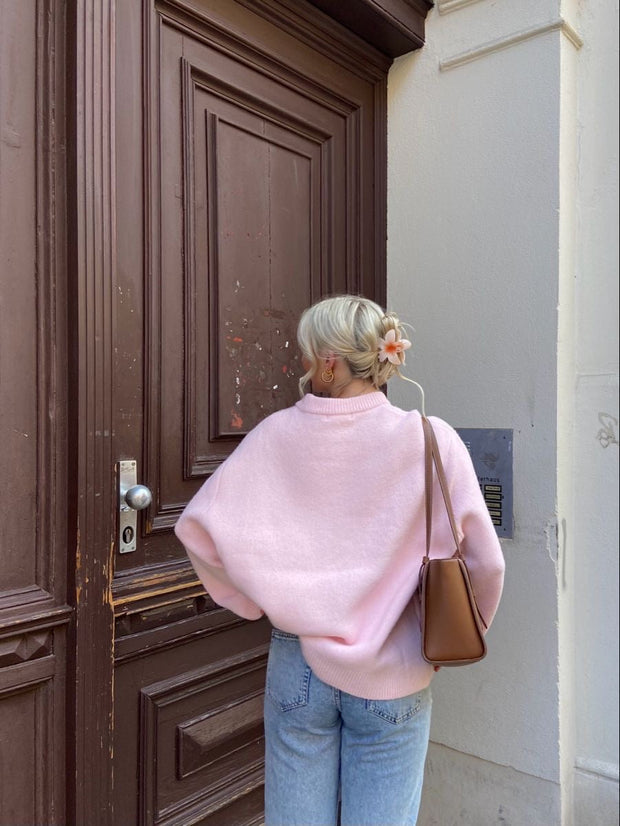 Weich gestrickter Damenpullover in Übergröße - Karina