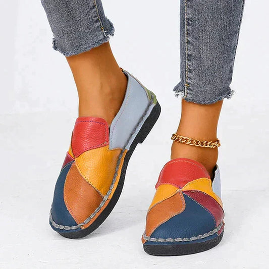 Salma - Chaussures orthopédiques colorées à talon pour femmes