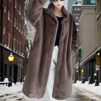 Natascha - Manteau hiver luxueux en fourrure