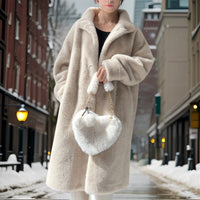 Natascha - Manteau hiver luxueux en fourrure