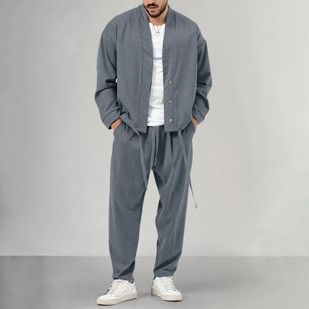 OREEZ - Cardigan et pantalon pour hommes