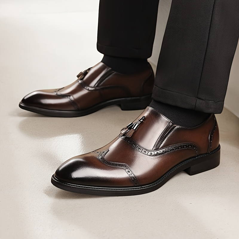 Herrenschuhe mit klassischem Design und Quasten - Almeric