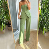 ELENE - Ensemble Tube Top &amp; Pantalon
