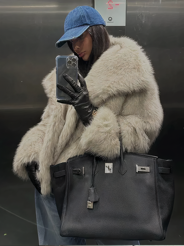 ELLEN - Manteau hiver stylé et moelleux