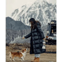 Veste d'hiver en duvet chaude et imperméable pour femmes