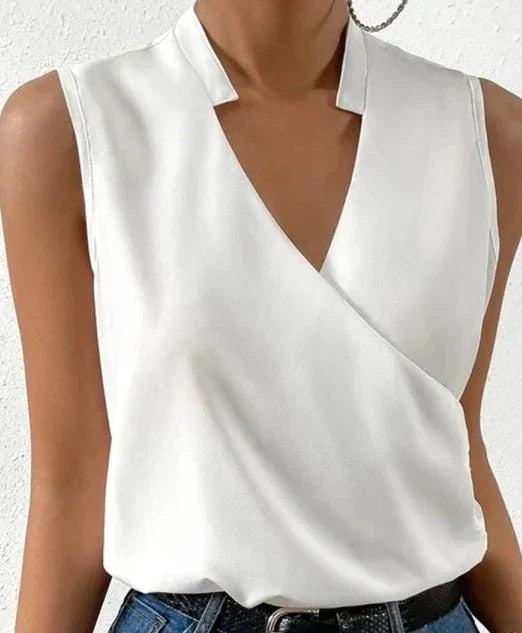Elena - Elégant top sans manches - Intemporel, stylé & combinable de multiples façons