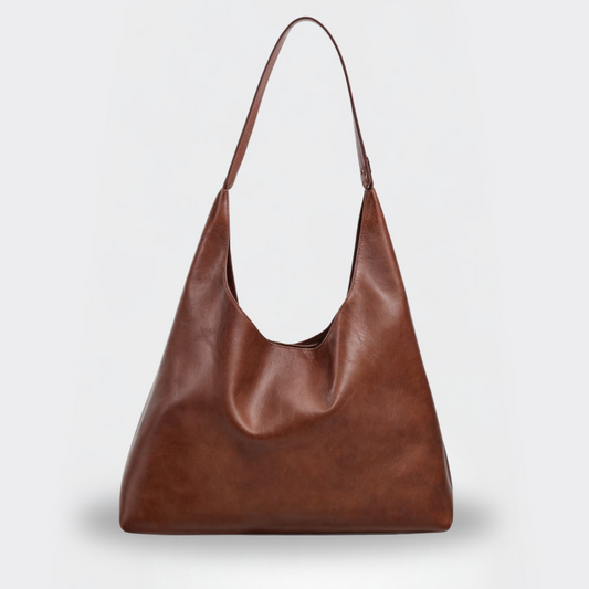 Grand sac fourre-tout en cuir végétal souple - Emma