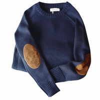 FAIZAN - Pull-over rapiécé tricoté