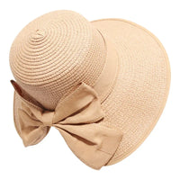 Chapeau de paille pliable à grand rebord Floppy