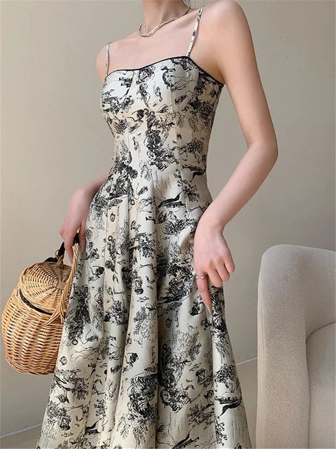 Rolami - Robe de soirée vintage fleurie