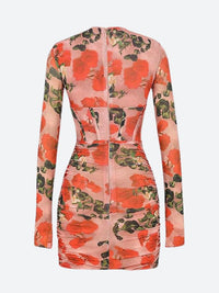 Robe courte à encolure frontale pour femme - Yrsa