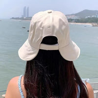 chapeau d'été en coton doux seau solaire