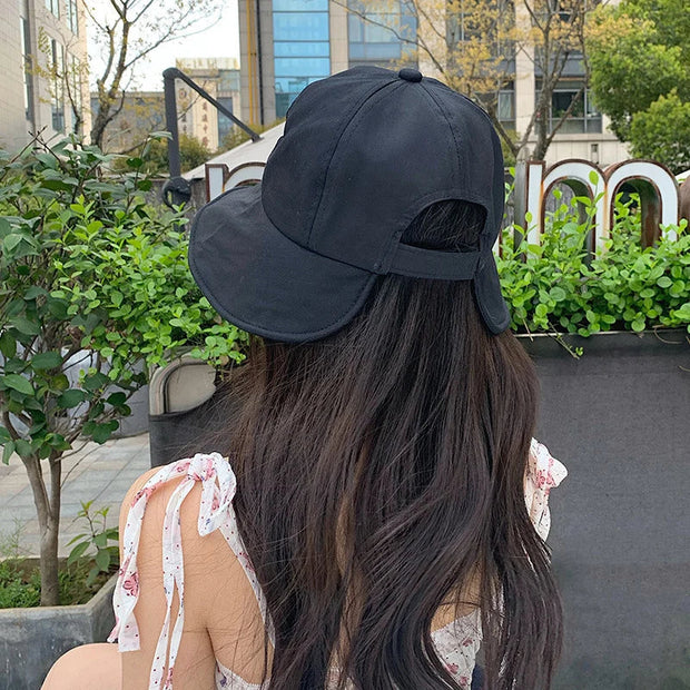 chapeau d'été en coton doux seau solaire