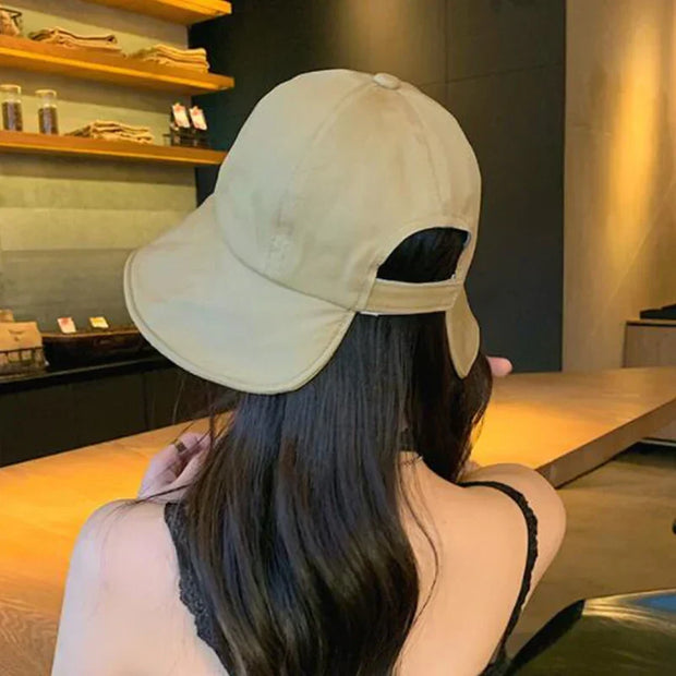 chapeau d'été en coton doux seau solaire