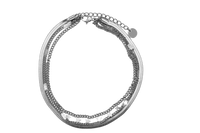 Starly Sleek Anklet 14K plaqué or