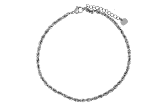 Ancre torsadée plaquée or 14 carats
