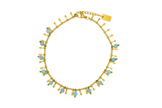 Sea Anklet 14K plaqué or