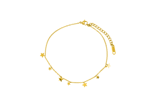 Starly Anklet 14K plaqué or