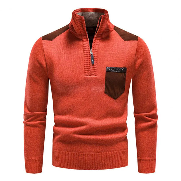GUSTAV - Pull d'hiver en couleurs contrastées