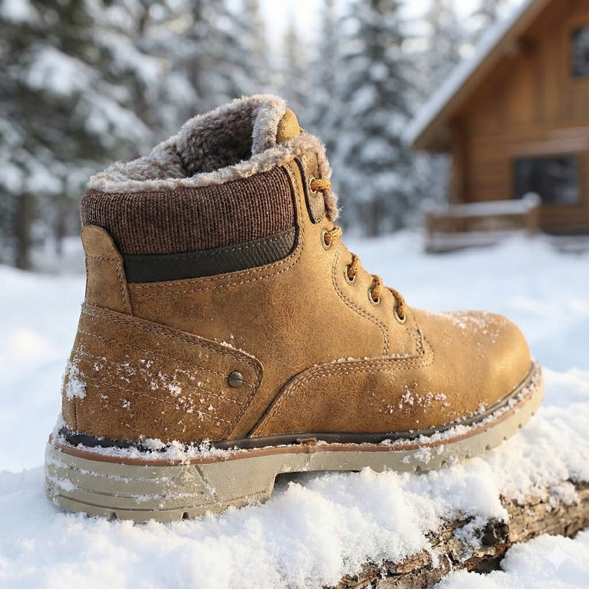 Herren-Winterstiefel mit Thermofutter und robuster Sohle - Karsen